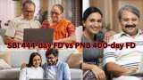 SBI 444-day FD vs PNB 400-day FD: What will be maturity amounts on Rs 3 lakh and Rs 7 lakh investments for general and senior citizens?