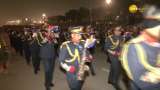 Defence Personnel Rehearse for 76th Republic Day Parade at Kartavya Path Ahead of the Event