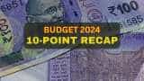 Ahead of Budget 2025, here's a recap of Narendra Modi 3.0 government's first Budget in 10 points Ahead of Budget 2025, here's a recap of Narendra Modi 3.0 government's first Budget in 10 points