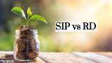 SIP vs RD: Which can offer higher returns on Rs 5,900 monthly investment over 5 years?