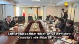 CM Mohan Yadav meets Toyota Motor Corporation officials during his visit to Japan