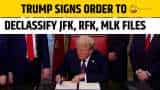 President Donald Trump signs Executive Order to declassify JFK, RFK, and MLK Jr. assassination files