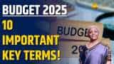 Union Budget 2025: 10 key terms to know before the big day 