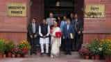  Budget 2025: Retro look with digital tablet inside – FM Nirmala Sitharaman continues tradition &#039;bahi-khata&#039; style
