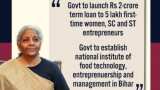 Union Budget 2025: Government to offer Rs 2 crore term loan for 5 lakh first-time women, SC, ST entrepreneurs, says Finance Minister