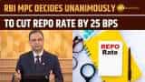 RBI MPC Meeting 2025: RBI MPC cuts repo rate by 25 bps to 6.25% RBI MPC Meeting 2025: RBI MPC cuts repo rate by 25 bps to 6.25%