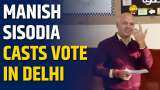 Delhi Assembly Election 2025: AAP candidate Manish Sisodia casts his vote