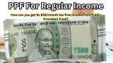 PPF For Regular Income: How to get Rs 60,000/month tax-free income from Public Provident Fund?