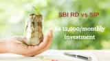 SBI RD vs SIP: Planning to invest Rs 12,000 per month? Know where you&#039;ll get higher returns over 10 years