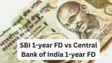 SBI 1-year FD vs Central Bank of India 1-year FD: Which one gives higher return on fixed deposits; check maturity amount on Rs 1,00,000, 2,00,000 and 3,00,000 investments