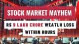 Rs 9 lakh crore investor wealth destroyed within hours