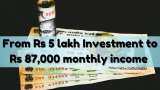 Retirement Planning: How your Rs 5 lakh one-time investment can lead to Rs 87,000 monthly income for 30 years