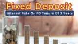 Fixed Deposit Rates for Rs 5 Lakh Investment: Compare SBI, HDFC Bank, ICICI Bank, PNB &amp; post office 3-year FD returns