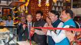 Union Minister Ram Mohan Naidu inaugurates &#039;Udaan Yatri Cafe&#039; at Ahmedabad airport