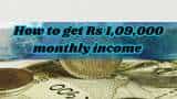 Monthly Income From One-time Investment: On Rs 6,25,000 lump sum deposit, how you can draw Rs 1,09,000/month for 30 years