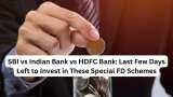 Special FDs: Last few days left to avail for SBI, Indian Bank, HDFC Bank fixed deposit plans and get up to 8.05% interest rate