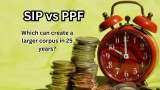 SIP vs PPF with Rs 1,10,000/year investment: Which can create a larger corpus in 25 years?