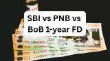 SBI vs PNB vs BoB 1-year FD: Know your maturity amount on Rs 5,00,000 and Rs 10,00,000 investments in these PSU banks&#039; 1-year FD; calculations inside