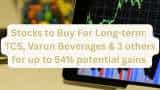 5 Stocks to Buy For Long-term: Analysts pick TCS, Varun Beverages, ICICI Bank &amp; 2 other stocks for up to 54% potential gains; targets inside
