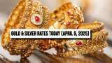 Gold &amp; Silver Prices Today, April 9: Yellow metal hits Rs 89,662, Silver surges to Rs 90,319 amid global market volatility