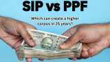 SIP vs PPF with Rs 1,20,000/year investment: Which can create a higher corpus in 25 years?