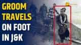 Groom travels on foot to reach his wedding in J&K’s Ramban Groom travels on foot to reach his wedding in J&K’s Ramban