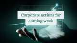Bajaj Finance, CRISIL, Oberoi Realty &amp; More: Companies roll out key corporate actions for coming week – Check details on dividends, stock splits