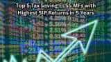 Top 5 Tax Saving ELSS MFs with Highest SIP Returns in 5 Years: Rs 20,000 monthly investment has grown to Rs 21.83 lakh
