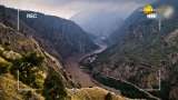 Latest visuals from Reasi&#039;s Salal Dam built on Chenab River; on gate seen open