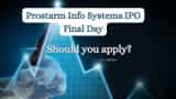 Prostarm Info Systems IPO subscribed over 97x on final day; NII portion sees massive 222x demand Prostarm Info Systems IPO subscribed over 97x on final day; NII portion sees massive 222x demand