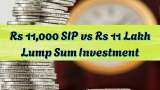 Rs 11 Lakh Lump Sum vs Rs 11,000 SIP: Which investment grows to Rs 6 crore faster at 12% return?