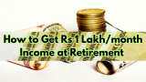 Rs 1 Lakh Monthly Retirement Plan: How much to invest in SIP or lump sum at age 30?