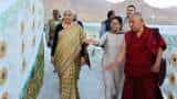 Finance Minister Nirmala Sitharaman inaugurates developmental projects in Ladakh
