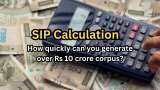 SIP Calculation: Rs 12,000/month investment, how quickly can you generate over Rs 10 crore corpus? See calculations