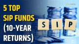Top 5 Mutual Funds in India with Highest 10-Year SIP Returns