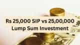Power of Rs 25,000 SIP vs 25,00,000 Lump Sum Investment: How much retirement corpus can you accumulate with SIP and one-time MF investment?