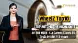 WheelZ Top10: Top automotive highlights of the week – Kia Carens Clavis EV, Tesla Model Y &amp; more