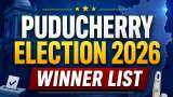 Puducherry Election 2026 Winner List: AINRC wins 12 seats, BJP secures 4, DMK 5, INC lags—Constituency-wise winners