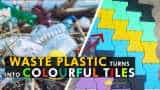 Turning waste plastic into colourful tiles, petroleum