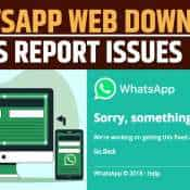 WhatsApp Web Faces Issues, Users Report Outages