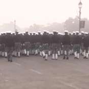 Rehearsals for the Republic Day Parade are underway at Kartavya Path