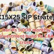 5X15X25 SIP Strategy: Can Rs 5,000 monthly investment generate Rs 1.64 crore?