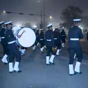 Defence personnel rehearse for 76th Republic Day parade at Kartavya Path