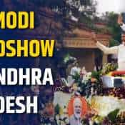 PM Modi Holds Roadshow in Visakhapatnam