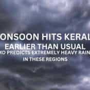 Weather Update: Monsoon sets in over Kerala 8 days before normal, earliest arrival since 2009–Latest news