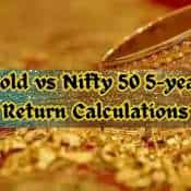 Gold vs Nifty 50 5-year Return Comparison: Where did investor get higher return on Rs 5,00,000 investment?