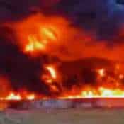 Diesel-laden goods train catches fire near Tiruvallur, disrupts Chennai rail traffic