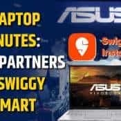 ASUS Laptops Now On Swiggy Instamart For Instant Delivery