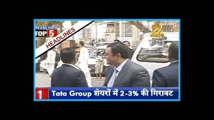 Tata Group shares dips by 2-3% after Cyrus Mistry exit row