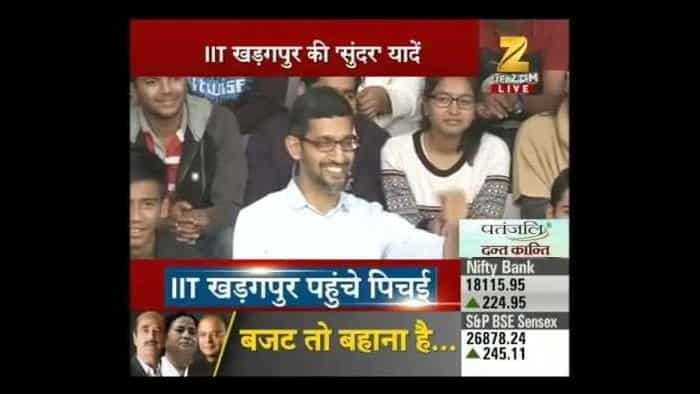 Sunder Pichai reached IIT Khadagpur